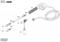 Bosch 0 600 872 042 AQUATAK 100 High Pressure Cleaner 230 V / GB Spare Parts AQUATAK100